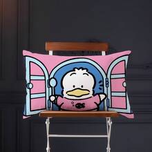 SANRIO 1/4件正方形抱枕套 可愛印花設計 甜美女孩風 房間裝飾 拉鍊開合 100%聚酯纖維 家居裝飾枕套 沙發靠墊套 包含「Sparkling」閃亮、豹紋等款式 - A - 查看 24