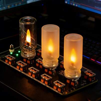 Bộ 1/2/3/4 đèn ngủ tạo không khí ấm cúng hình nến, đèn LED hình ngọn nến chạy bằng USB, đèn ngủ LED, có 2 kiểu mờ và trong suốt, thích hợp cho phòng ngủ, phòng học, phòng khách, tiệc tùng, món quà tuyệt vời cho các dịp lễ và Ngày Valentine!