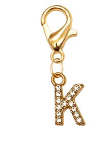 A-Z Keychain – Gold Diamond Metal Letter Keychain With Lobster Clasp | Exquisite Elegant Initial Keychain Bag Charm Purse Accessory Car Key Ring - Multicolor - View 23