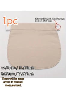 1pc/2pcs Maternity Waistband Extender, Elastic Waist Extender For Pregnant Women, Adjustable Pants Extender Buckle, Unisex - Multicolor - View 19