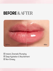 Brightening Lip Serum, Ultra-Hydrating & Moisturizing, Formula With Vitamins And Polypepttide, Lip Essence With Metal Tube, Sheer-Tinted & Nourishing Shine, Soothing Lip Care - Nhiều màu - Xem 2