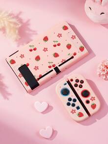 Nuevos accesorios para la consola de juegos Switch2 (2025), funda protectora con diseño de lunares rojos y lazos florales, compatible con Switch2/Switch NS/Switch OLED/Lite, incluye bolsa de almacenamiento, base acoplable y funda protectora, el mejor regalo para jugadores de Switch - Multicolor - Ver 15