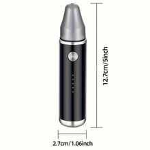 SOKANY Electric Nose Hair Trimmer, Men's Ear & Nose Hair Trimmer, USB Rechargeable With Long Battery Life. Smart Indicator Light, Compact & Portable, Detachable Blade For Easy Cleaning. Painless Trimming For Eyebrows, Facial Hair And Nose Hair, Perfect Gift For Valentine's Day/Father's Day. - Black - View 3