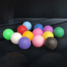 5/10/20/50 piezas Pelotas de tenis de mesa de material PP mate amarillo y blanco duradero, resistente a la oxidación de 40mm, adecuadas para práctica y recreación de adultos - Multicolor - Ver 6