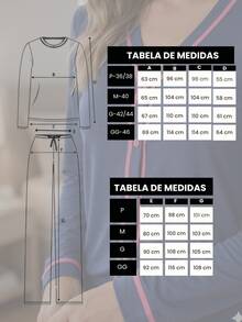 Pijama Inverno Americano Botão Conjunto Manga Longa Calça Confortável Amamentação Cirúrgico - Preto - Visão 6