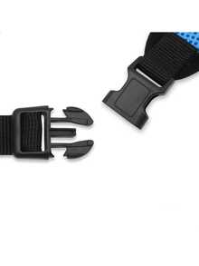 Bộ dây dắt chó mèo gồm đai ngực điều chỉnh được chống tuột, dây đeo an toàn phản quang và vòng cổ, chất liệu lưới mềm mại thoáng khí. - Nhiều màu - Xem 11