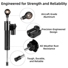 High Quality Damping Shock Absorber Fit For EOEOTWO GT06 Scooter Professional Replacement Parts - Black - View 5