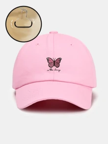 Butterfly & Letter Print Unisex Summer Sun Protection Adjustable Baseball Cap, Multi-Color Options, Fashionable Casual Breathable Baseball Hat Suitable For Daily Wear And Outdoor Activities,Beach,Vacation - Baseball Cap - View 10