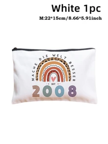 1/3/510 pezzi Borsa trucco per regali di 40° compleanno, borse cosmetiche divertenti per 40° compleanno, idee regalo per 40° compleanno borsa trucco (solo borsa), disponibile anche per regali di 20°, 30°, 50°, 60° compleanno, adatta per amici, amanti, famiglia - multicolore - Visualizzare 28