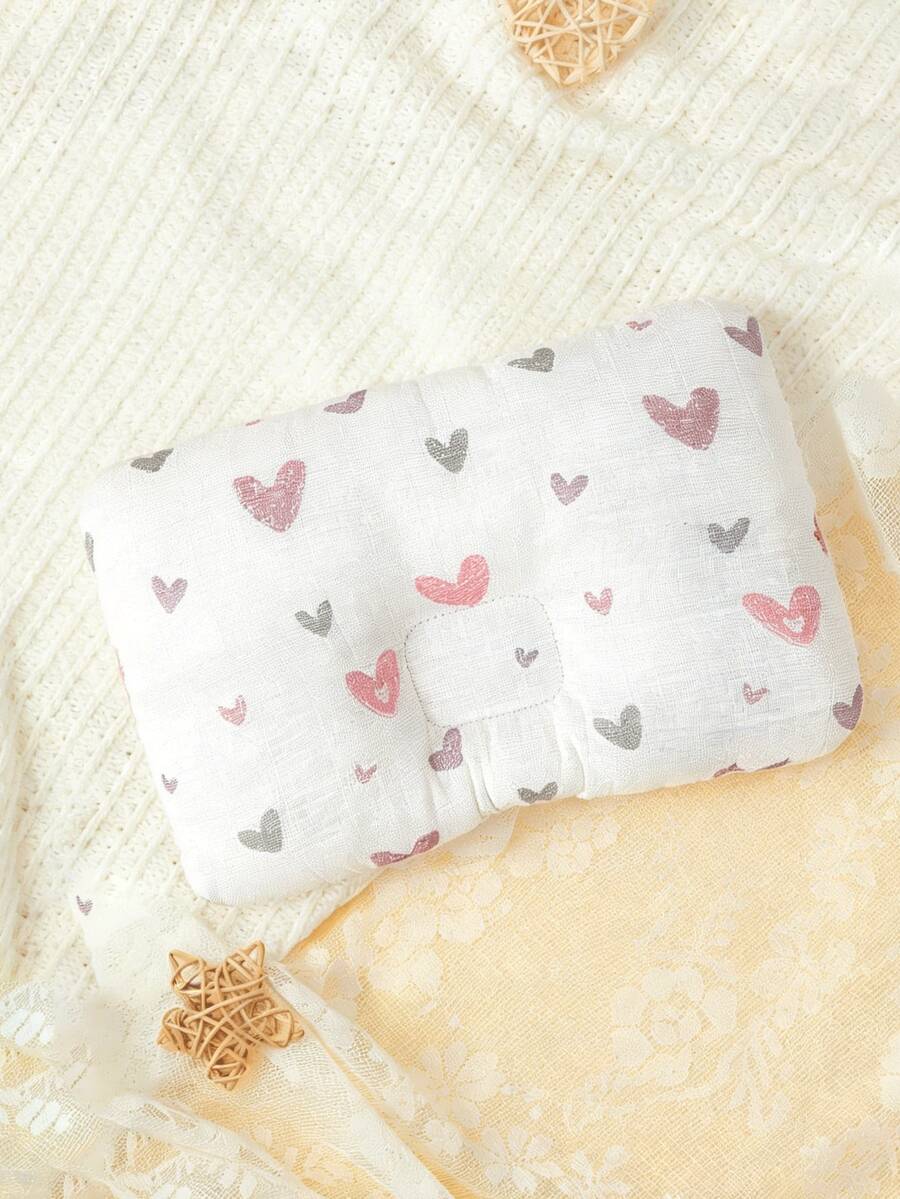 [Oeko-Tex] Almohada pequeña para bebé con estampado lindo, cómoda y suave, 1 pieza - Multicolor - Ver 1