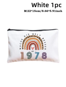 1/3/510 pezzi Borsa trucco per regali di 40° compleanno, borse cosmetiche divertenti per 40° compleanno, idee regalo per 40° compleanno borsa trucco (solo borsa), disponibile anche per regali di 20°, 30°, 50°, 60° compleanno, adatta per amici, amanti, famiglia - multicolore - Visualizzare 56