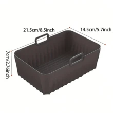 2pcs/4pcs Reusable Silicone Air Fryer Liners, Non-Stick Baking Mats, Air Fryer Kitchen Accessories Replacement - Multicolor - View 14