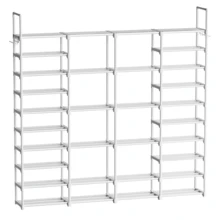 1 kệ giày 9 tầng, kệ đựng giày trong gara với 3 hàng, sức chứa lớn, kệ giày đứng độc lập, kệ đựng giày bốt chịu lực cao, giá để giày cỡ lớn. - Xem 11