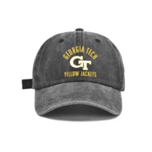 "Georgia Tech Yellow Jackets" Adjustable Dad Hat, College Baseball Cap, Unisex Cotton Casual Cap For Georgia Tech Fans & School Spirit - A - 查看 15