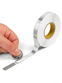 1000张/卷，1 x 3厘米方形银色刮刮贴纸，适用于性别揭晓DIY奖励计划、刮刮卡促销、抽奖活动、安全码 - 1件-隨機 - 查看 2