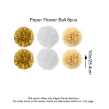 Platinum-Color Party Decorations - Paper Flower Balls, Paper Lanterns, Hanging Paper Fans, Honeycomb Decor For Christmas, Wedding, Engagement, Bachelor/Bachelorette Party, Birthday, Baby Shower - Platinum Lantern Set - View 12