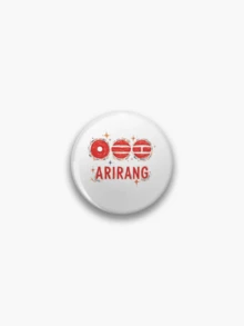 1個/6個 4.4cm/1.73英吋 ARIRANG 主題 Hit 字體、卡通手燈與像素愛心字母印花安全針胸章，可用於裝飾衣服、包包、背包，ARMY 粉絲理想禮物 - 彩色 - 查看 12