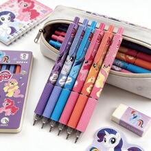 Bộ 6 bút bi rút 0.5mm phiên bản giới hạn theo chủ đề, thân bút hình đám mây dễ thương, mực khô nhanh, lý tưởng cho học sinh và thi cử, mực đen, quà tặng năm mới 2026. - Ngựa con của tôi1 - Xem 5