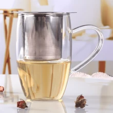 1pc High Quality Reusable Stainless Steel Tea Infuser - Finely Meshed Filter Designed For Loose Leaf Tea, Easy To Clean And Durable - Multicolor - View 10