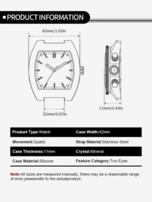 Guess GW0857G1 Jam Tangan Quartz Pria, Tali Silikon Hitam, Dial Skeleton, Motif Ular, Jam Tangan Olahraga Multifungsi - Hitam - View 8