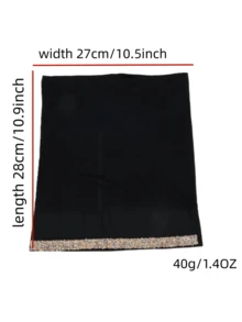 1 chiếc khăn trùm đầu thời trang nữ bằng vải modal, đính đá tinh tế, tiện dụng hàng ngày, kiểu dáng hijab Malaysia. - Mũ cotton mercerized nhiều màu đính đá. - Xem 11