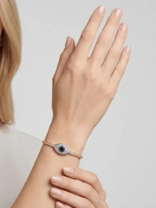 Swarovski 施华洛世奇 Symbolica 5696467 土耳其之眼手链 - 金色 - 查看 6