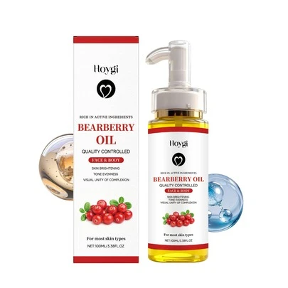 100ml Bearberry Radiance Serum Oil, Long-Lasting Moisturizing, Improves Skin, Smooth Texture. Gentle Formula Suitable For All Skin Types