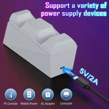 Charging Station For P5 Dual-Mode Controller With RGB Lighting Effect And Fast Charging Support, Designed Specifically For P5 Dual-Mode Controller, 2H Fast Charging, Type-C Input, Compatible With P5 Controller - View 6