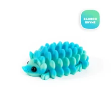 3D Movable Pine Cone Hedgehog Toy, 3+ Years Old, Cute Stress Relief Toy, Rainbow Gradient Desktop Decor, Suitable For Animal Lovers - Multicolor - View 8