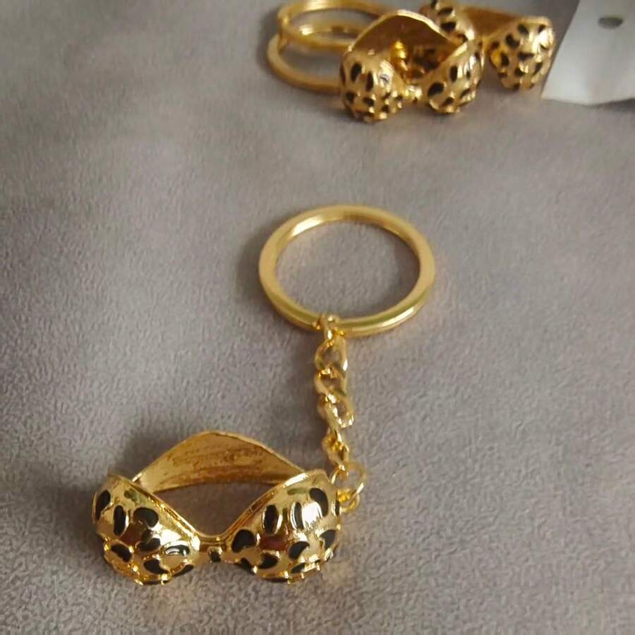 Estuche para encendedor modelo Bic J6, llavero con forma de sujetador con estampado de leopardo, accesorios para fumar - Multicolor - Ver 1