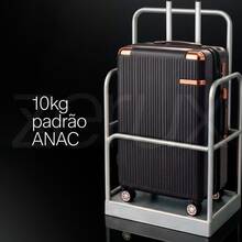 Gudeltec 10kg Gray Expandable Double Luggage Suitcase With 360° Zipper, 4 Wheels, Combination Lock, ABS - New Model - 粉色 - 查看 5