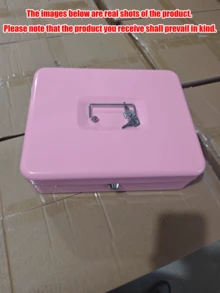 Caja fuerte portátil de acero laminado en frío de uso pesado con cerradura, diseño compacto y oculto, organizador de llaves con múltiples compartimentos, caja de para el hogar/oficina a prueba de palanca en negro mate - Multicolor - Ver 12
