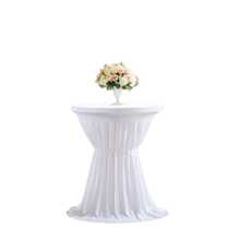 Váy phủ bàn cocktail tròn 32in x 43in / 24in x 43in, chất liệu chiffon co giãn, phù hợp cho quán bar, quán rượu, đám cưới, tiệc tùng, tiệc chiêu đãi, sinh nhật. - Nhiều màu - Xem 7