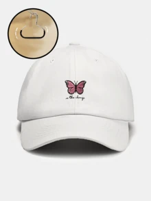 Butterfly & Letter Print Unisex Summer Sun Protection Adjustable Baseball Cap, Multi-Color Options, Fashionable Casual Breathable Baseball Hat Suitable For Daily Wear And Outdoor Activities,Beach,Vacation - Baseball Cap - View 8