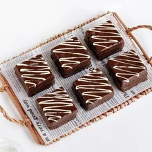 1 khuôn nướng silicon kích thước 2 inch x 2 inch x 1 inch, lý tưởng để làm bánh brownie, muffin, bánh sô cô la bùn, bánh sô cô la dung nham và các loại bánh giảm cân keto. - Nhiều màu - Xem 5