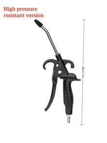 1pc High Flow Air Gun - Industrial & Household Air Nozzle, PP Material, Suitable For Air Compressor Dusting, Black, Air Gun Accessory - Multicolor - View 11