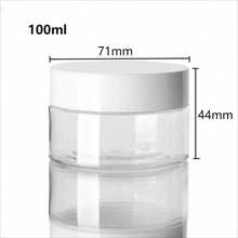 12pcs/Set 30/50/60/80/100/150ml Plastic Empty Jars With White Lids, Cream Containers, Food, Travel Bottles, Household Items - Multicolor - View 6