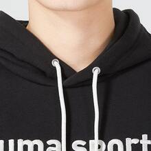 PUMA Letter College Print Sports Casual Pullover Sweatshirt For Men - 黑色 - 查看 4