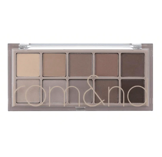 Rom&nd Better Than Palette 04 Dusty Fog Garden 102g | Eye Makeup Palette, Matte And Shimmer Eye Shadow, Sparkling Glittery, Various 10 Shades, Long Lasting, High Pigmented, Blendable - 04 Khu vườn sương mù bụi bặm - Xem 1