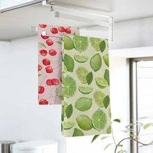 2条装樱桃柠檬粉绿厨房抹布，水彩青柠水果图案，可用于烘焙烹饪，也可作厨房装饰毛巾，是乔迁新居、送给邻居、朋友、母亲或生日的贴心礼物。 - 2件裝40*60cm - 查看 4