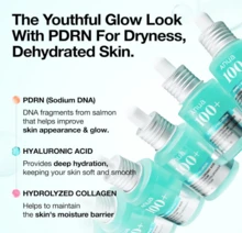 Anua PDRN Hyaluronic Acid Capsule 100 Serum - Radiant Face Serum, Hyaluronic Acid, Hydration, Moisture Plumping Effect, Natural Color, Fragrance Free, Korean Skincare - 30毫升 - 查看 3