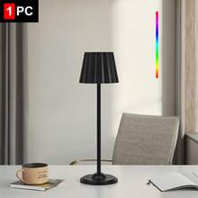 1pc Battery Powered RGB Desk Lamp - 16 Color Adjustable Touch Light, Wireless Bedside Decor, Suitable For Dining Room, Cafe And Hotel Bar - Multicolor - View 12