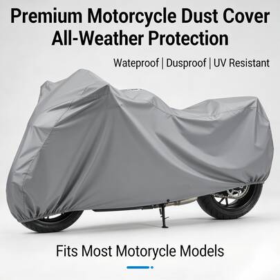 Funda para motocicleta de exterior, impermeable, a prueba de lluvia, resistente a los rayos UV, que protege tu de la lluvia, la luz solar, el polvo, los arañazos y el clima adverso