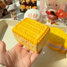 1个最新潮流慢回弹玩具木制噗噗奶牛饼干仿真面包挤压玩具 - 完美礼物 - 生日礼物 - 理想礼物 - 惊喜礼物 - 节日礼物 - 万圣节礼物 - 圣诞节礼物 - 游戏爱好者精致礼物 - 礼物 - 复活节礼物 - 彩色 - 查看 10