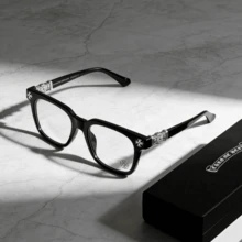 ChromeHeart Glasses - Fashionable Anti-Glare And Dust-Proof Glasses, A Stylish Accessory For Both Men And Women, Clear And Durable. Cycling Glasses. Casual Glasses. Suitable For Giving As Gifts. - 黑色 - 查看 1