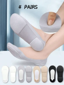 3/6 đôi tất nữ mềm mại, đế xốp, êm ái, không lộ gót, phù hợp với mọi loại giày, quà tặng Ngày của Mẹ (kích thước nhỏ hơn bình thường) - Nhiều màu - Xem 7