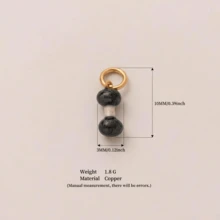 1件新款田园风夏季绘画插画DIY吊坠，采用14k铜材质，包含白虎、福袋、糖果、海狮、哑铃、小房子等图案元素。 - 彩色 - 查看 22