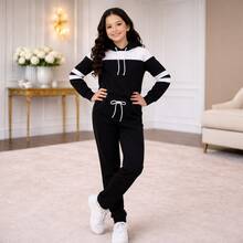 "Fun And Comfortable Girls' Sweatshirt" (4 To 14 Years Old) - White - View 3