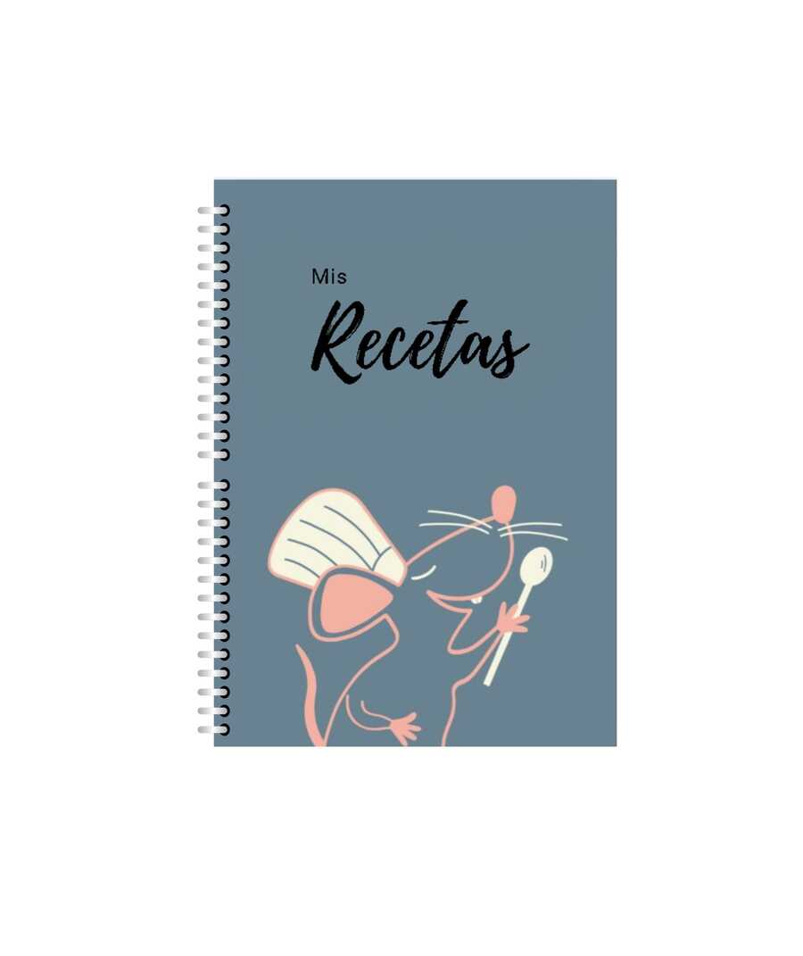 Recetario de cocina Organiza tus recetas favoritas, practico y creativo, guarda tus mejores platillos ideal para regalo recetas y momentos - H-Azul - Ver 1