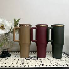 32OZ&40OZ Sport Insulated Water Bottle – Triple-Wall Vacuum, Leak-Proof, Shatterproof Stainless Steel | Ergonomic Handle, Wide Mouth, Easy Clean | Stylish, Reusable | Ideal For Fitness, Hiking, School & Daily Use | Ultimate On-The-Go Hydration Solution - Colorful Graffiti - 查看 1